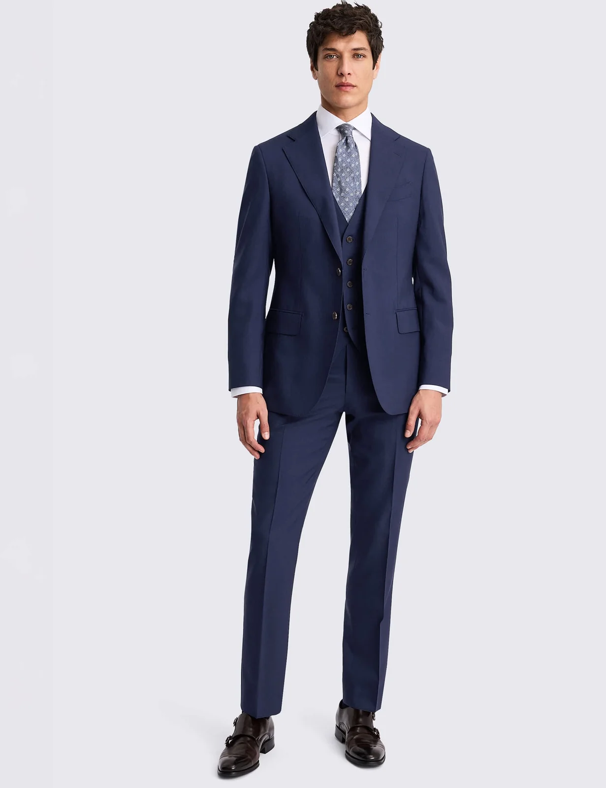 Tailored Fit Pure Italian Wool Suit Jacket thumbnail 4