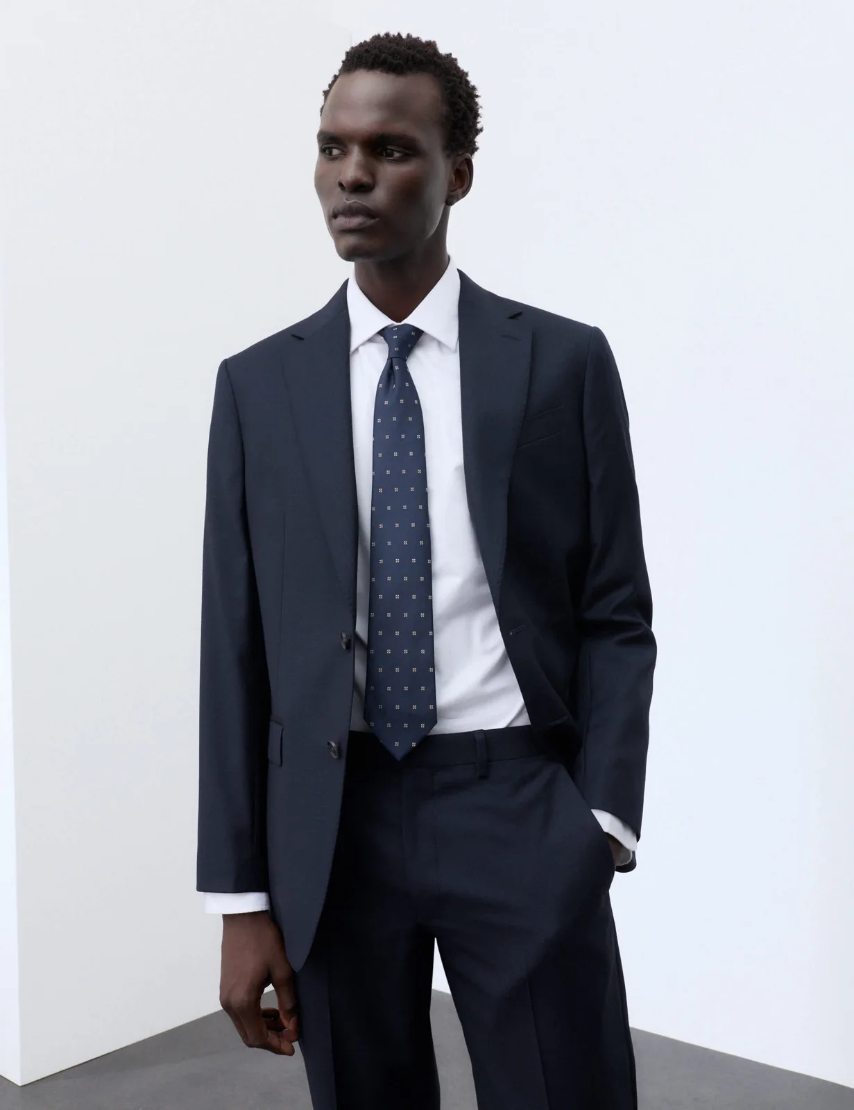 Tailored Fit Pure Merino Wool Jacket primary image