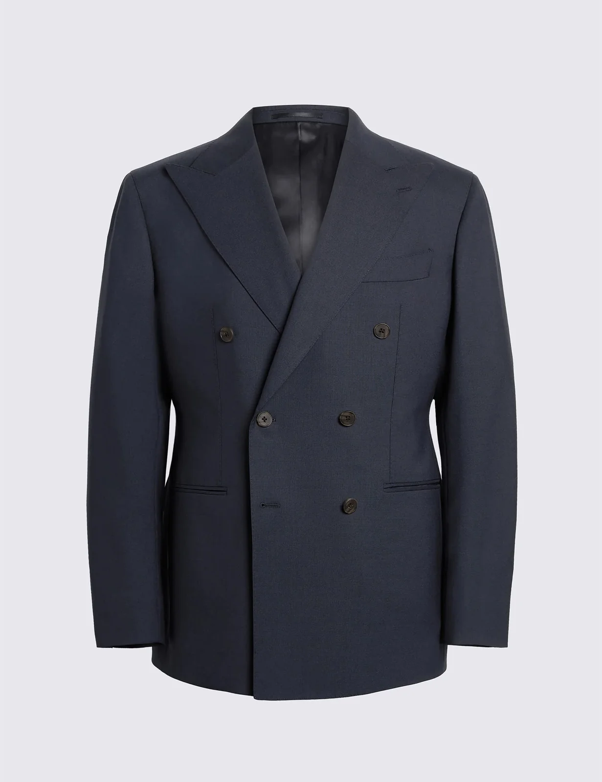 Tailored Fit Pure Wool Double Breasted Blazer thumbnail 4