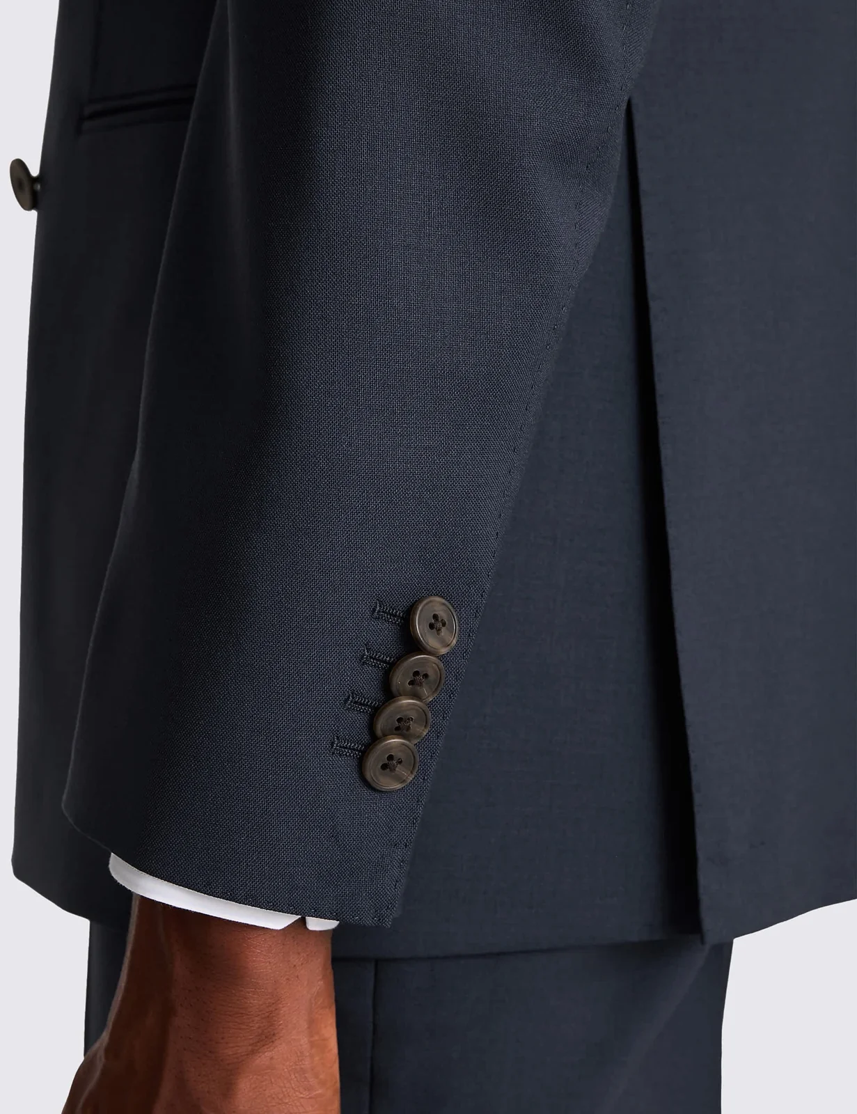 Tailored Fit Pure Wool Double Breasted Blazer thumbnail 5