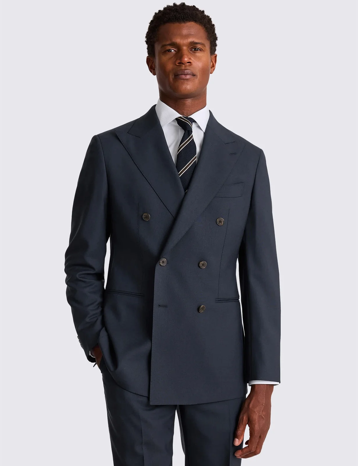 Tailored Fit Pure Wool Double Breasted Blazer primary image