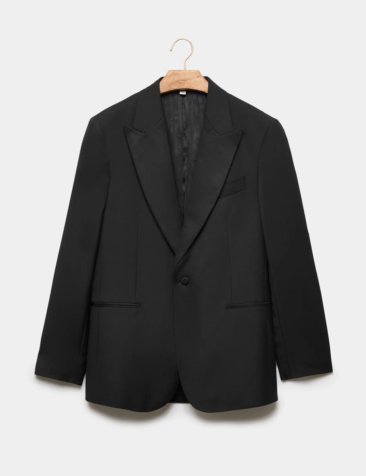Tailored Fit Pure Wool Tuxedo Jacket thumbnail 2