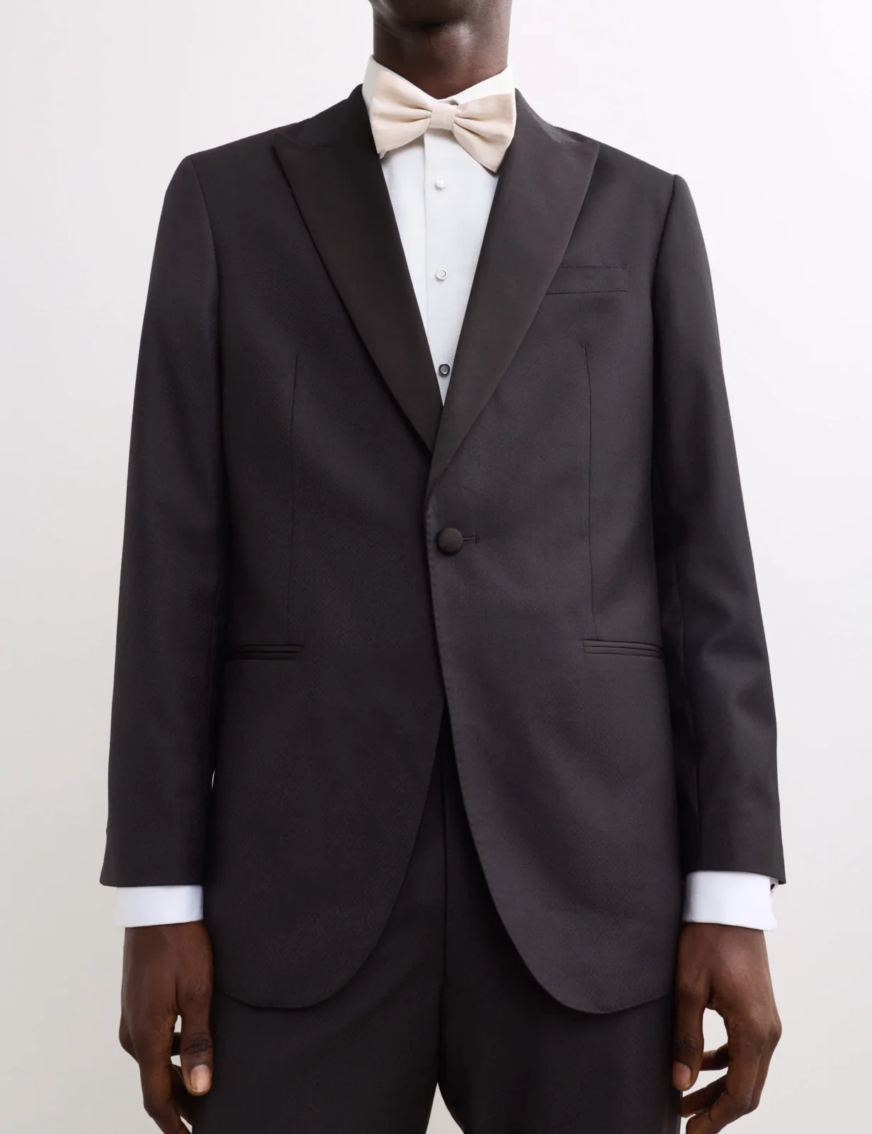 Tailored Fit Pure Wool Tuxedo Jacket thumbnail 6
