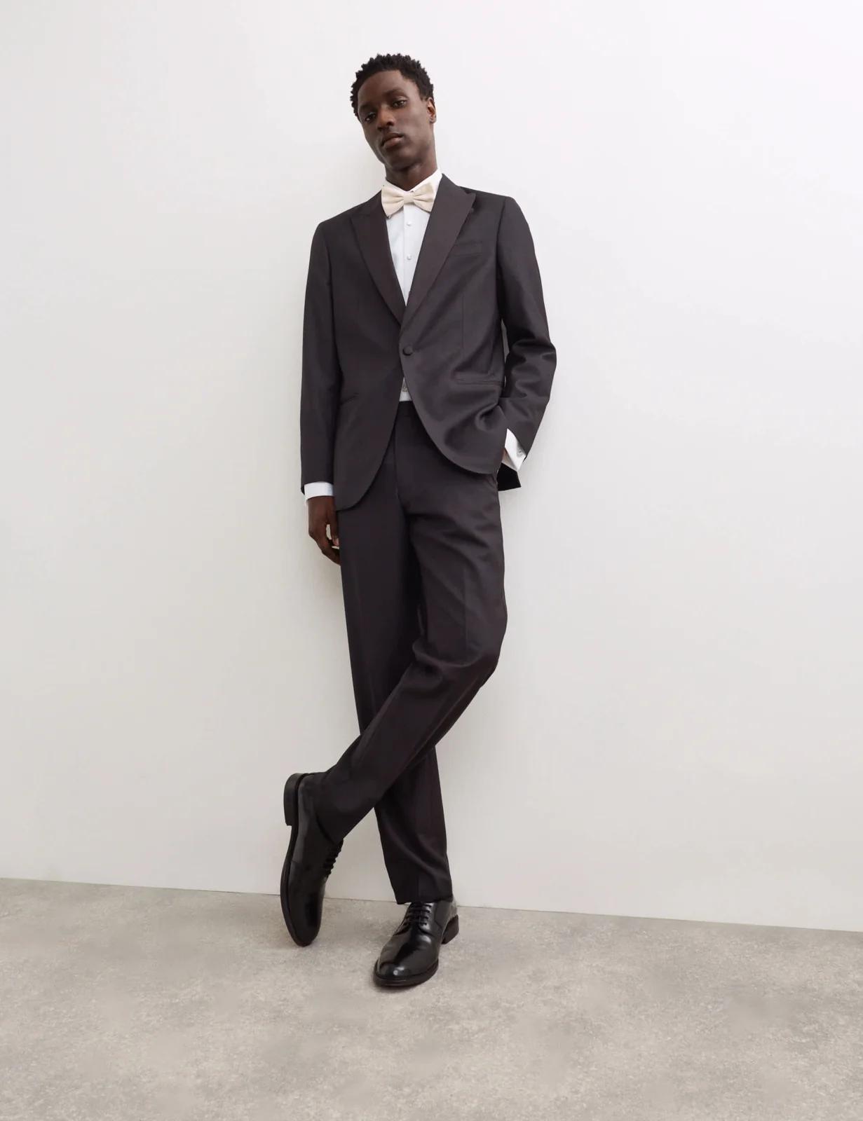 Tailored Fit Pure Wool Tuxedo Jacket thumbnail 9