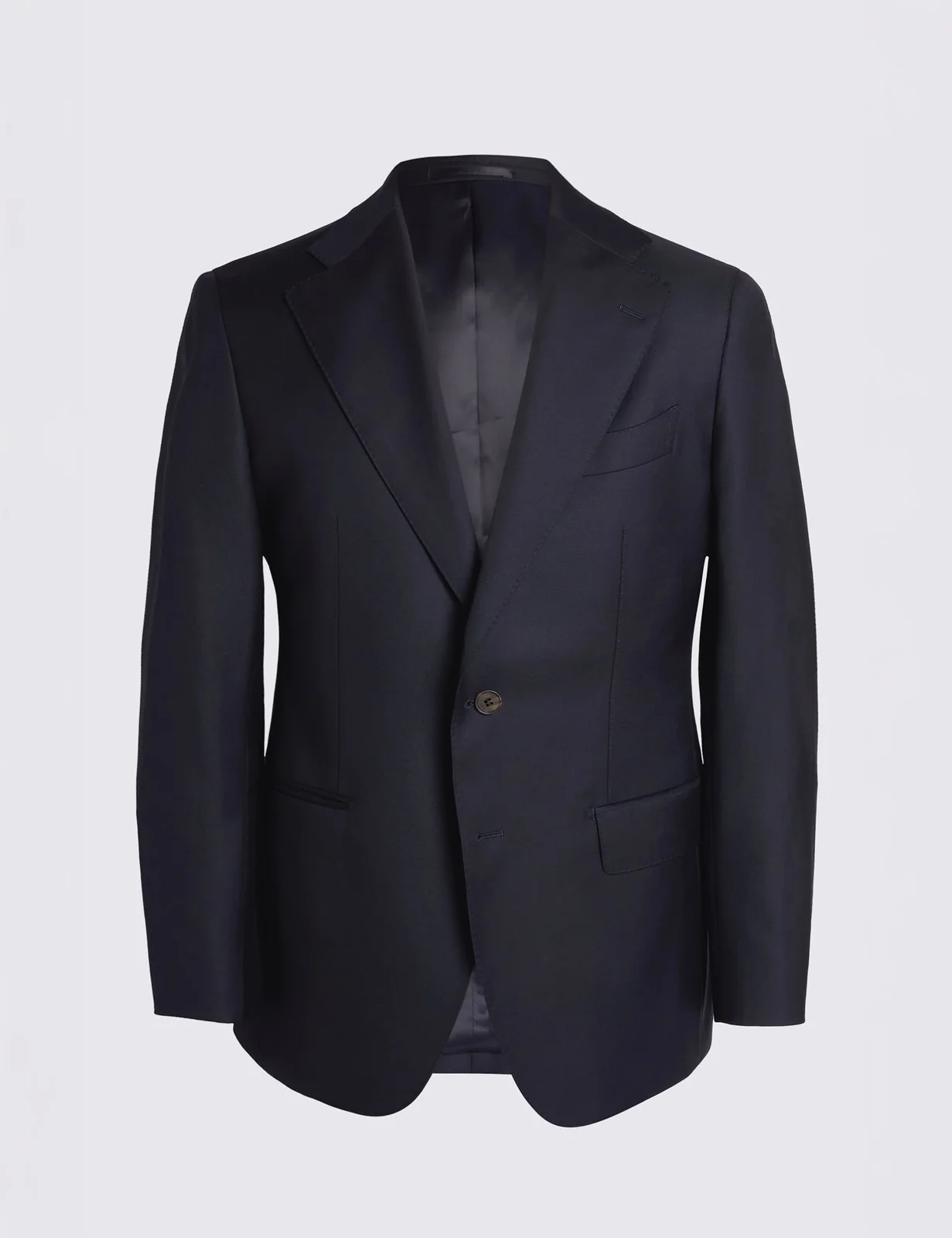 Tailored Fit Pure Wool Twill Suit Jacket thumbnail 4