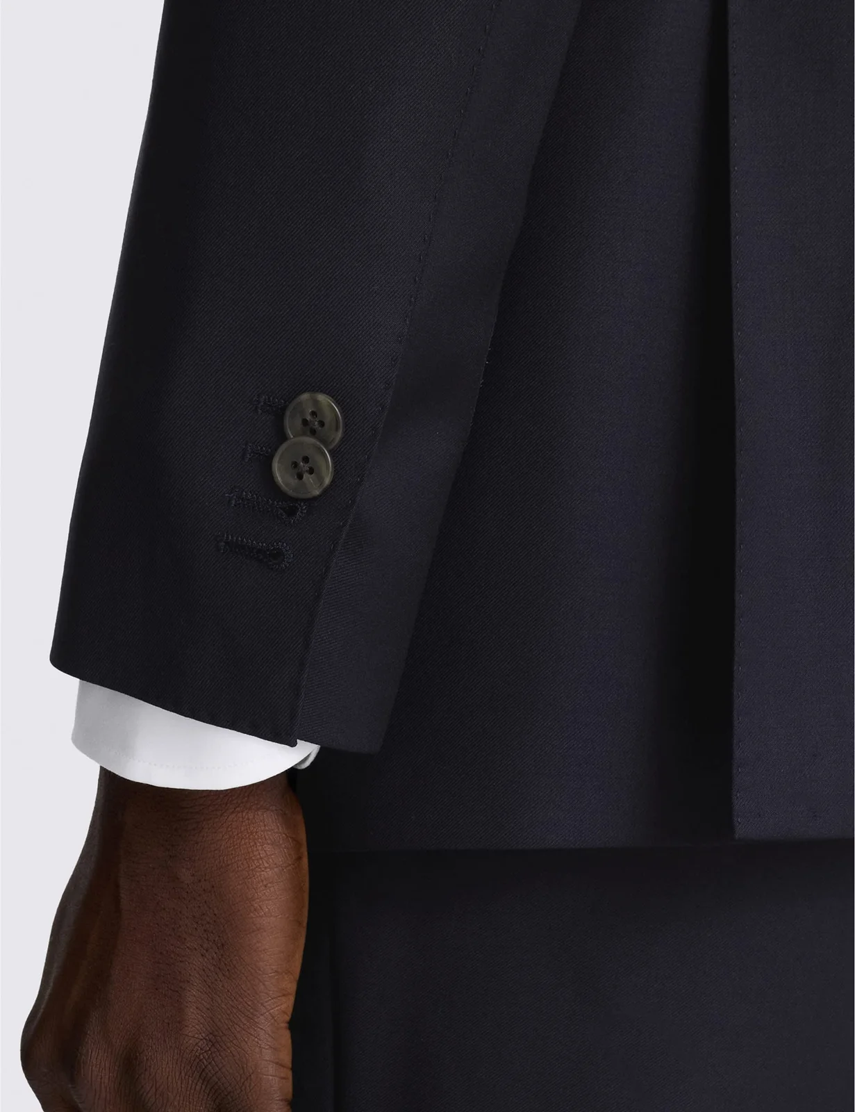 Tailored Fit Pure Wool Twill Suit Jacket thumbnail 5