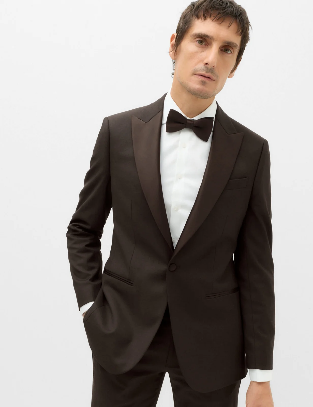 Tailored Fit Stretch Tux Jacket primary image