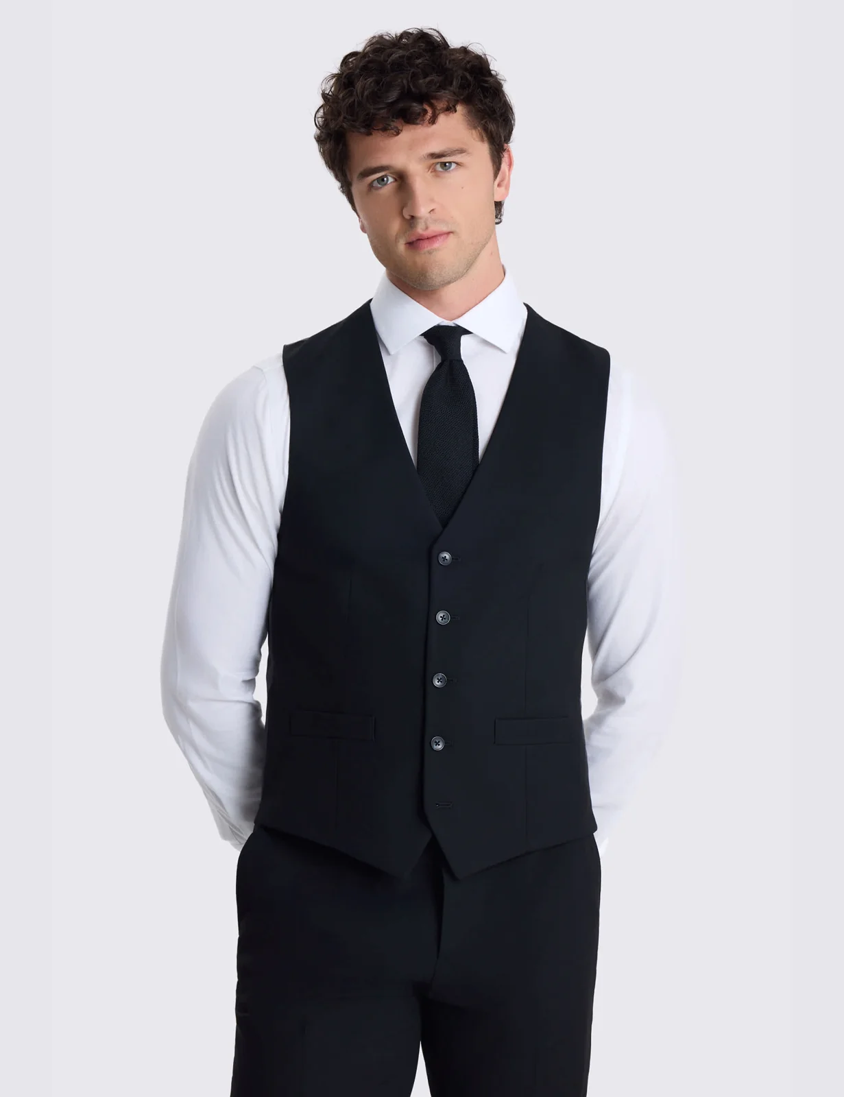 Tailored Fit Stretch Waistcoat primary image