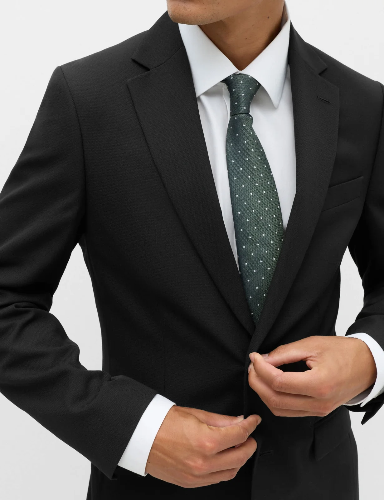 Tailored Fit Textured Jacket thumbnail 3