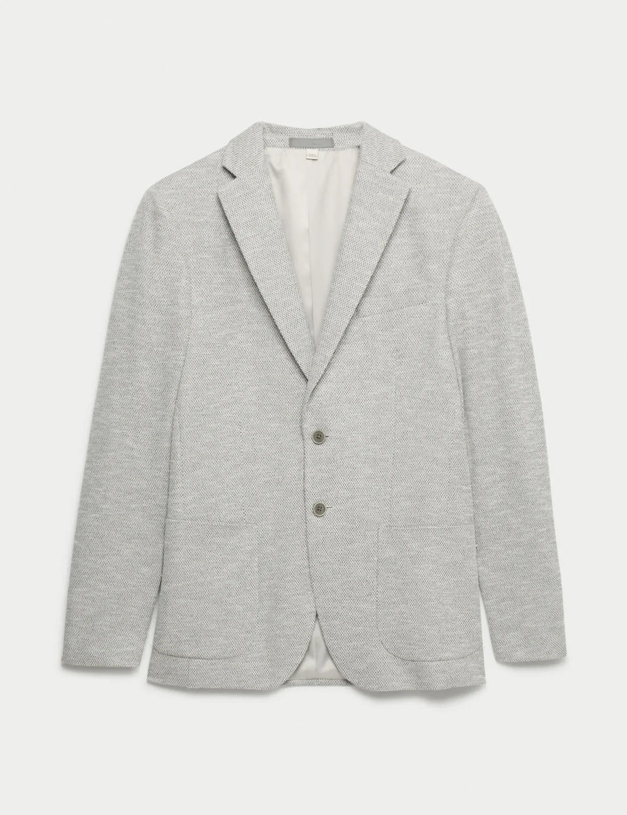 Tailored Fit Textured Stretch Blazer thumbnail 2