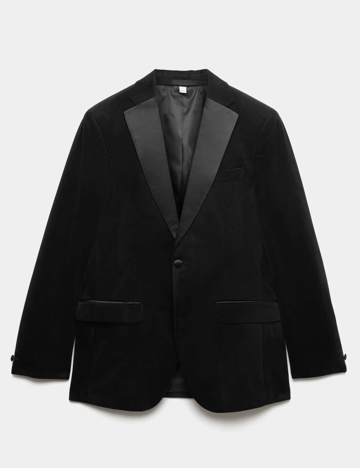Tailored Fit Velvet Blazer thumbnail 2