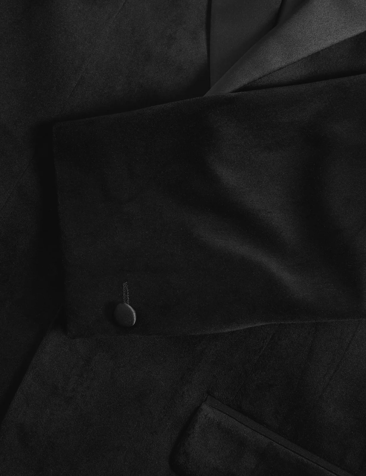 Tailored Fit Velvet Blazer thumbnail 8
