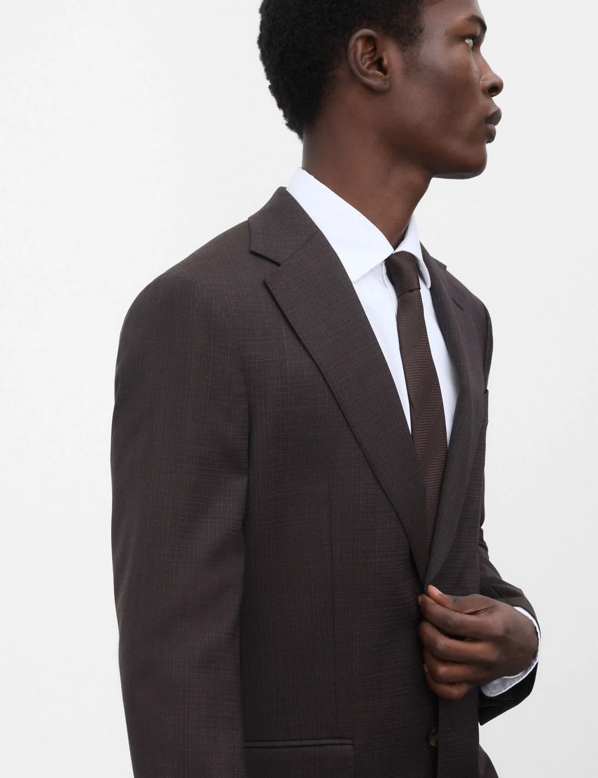 Tailored Fit Wool Blend Suit Jacket thumbnail 7