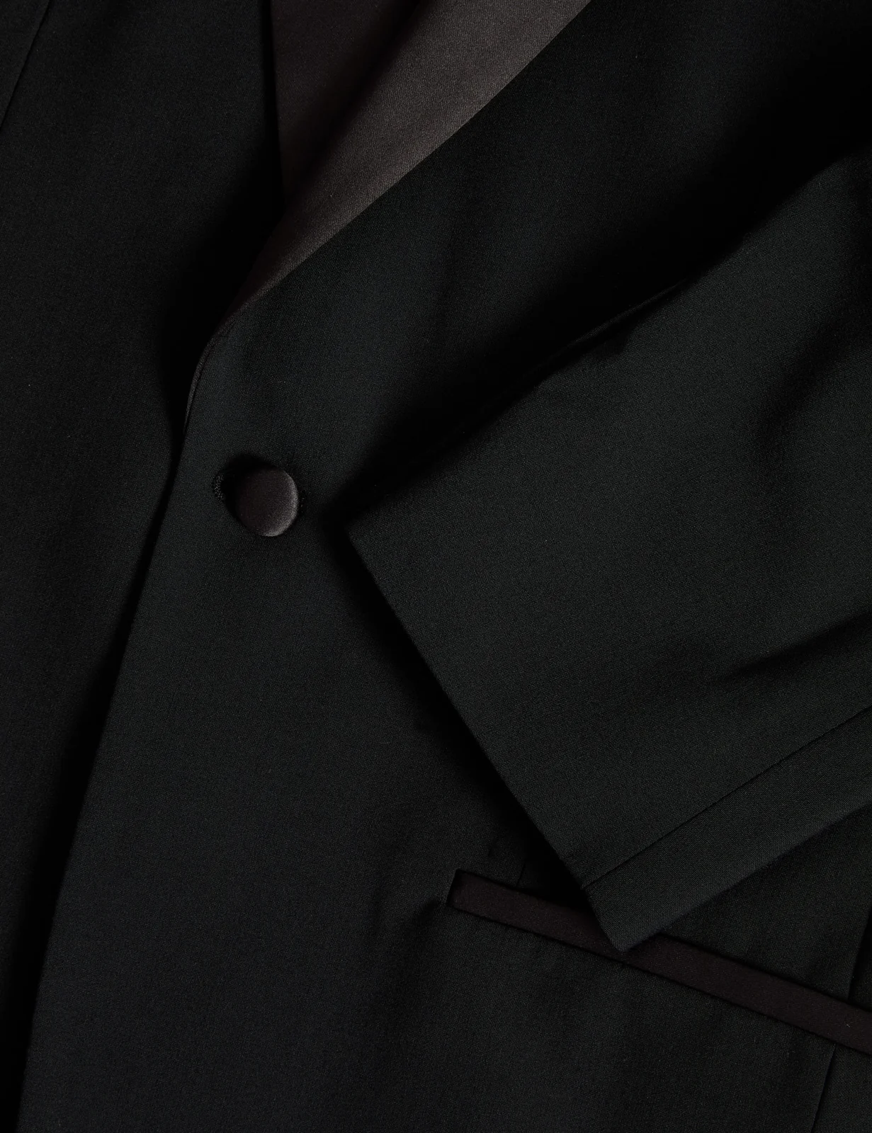 Tailored Fit Wool Blend Tuxedo Jacket thumbnail 3