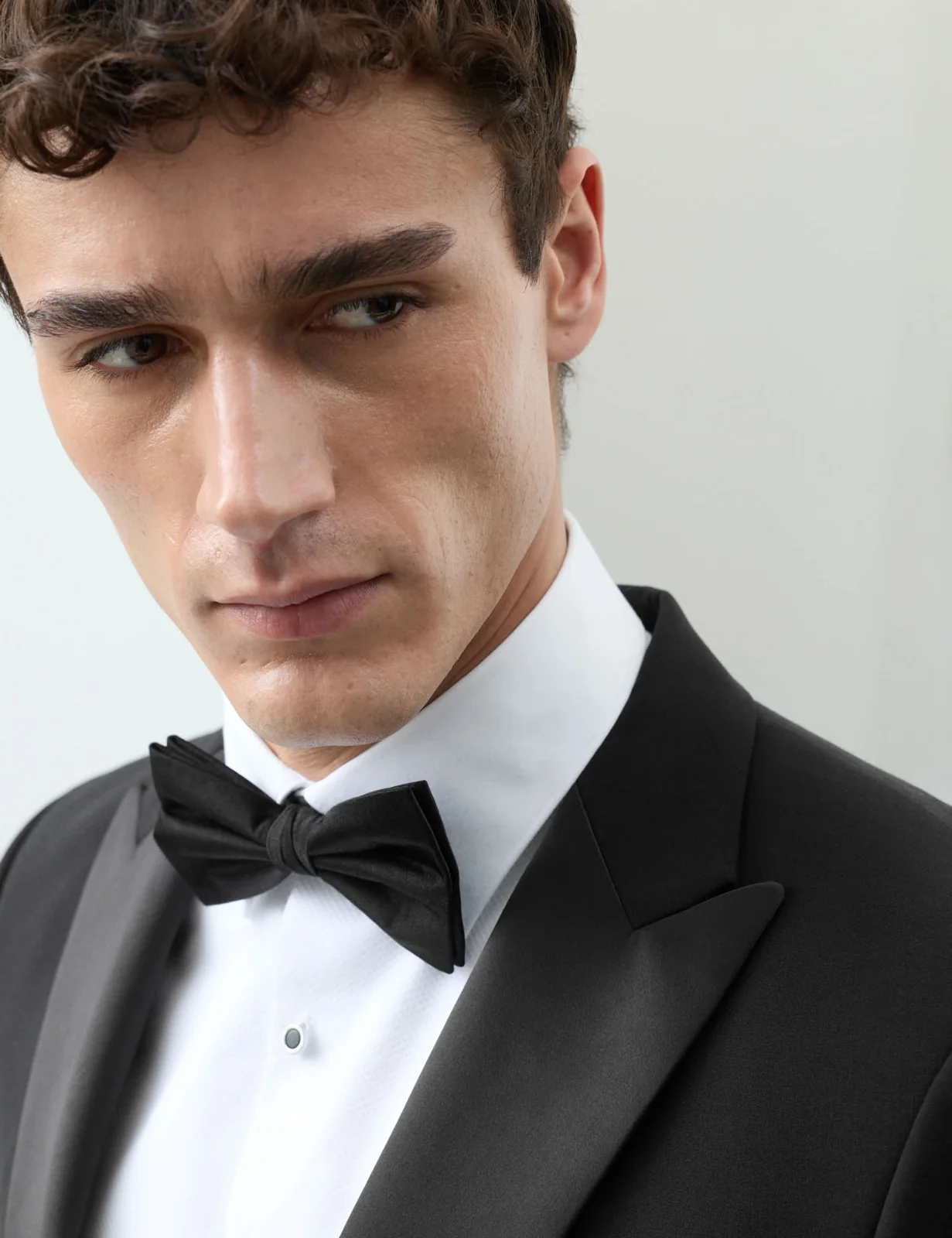 Tailored Fit Wool Blend Tuxedo Jacket thumbnail 5