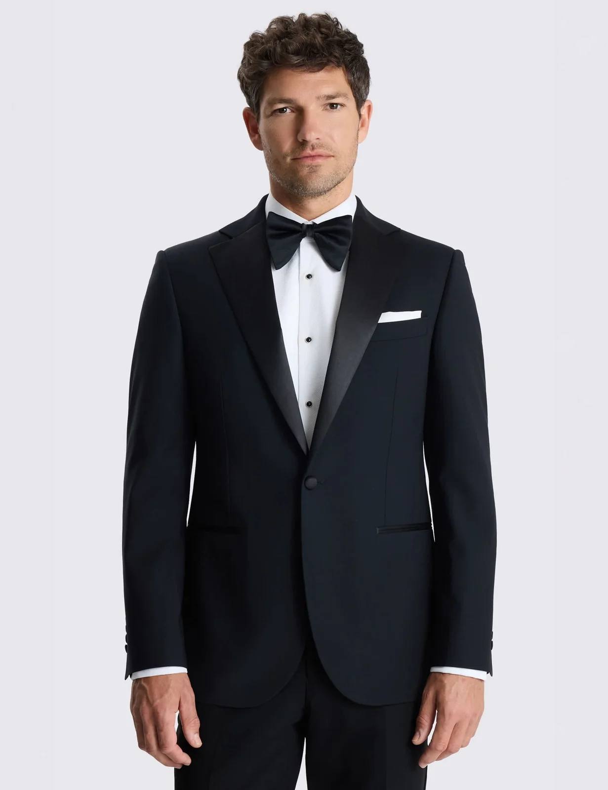 Tailored Fit Wool Rich Stretch Tuxedo Jacket primary image