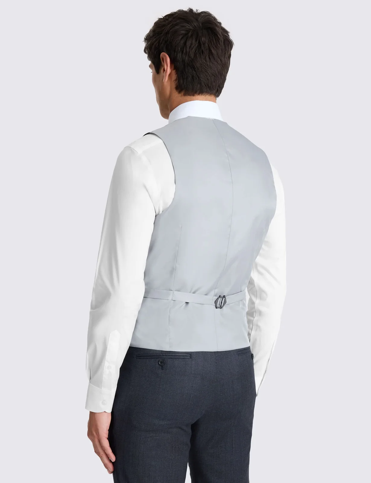 Tailored Fit Wool Rich Stretch Waistcoat thumbnail 3