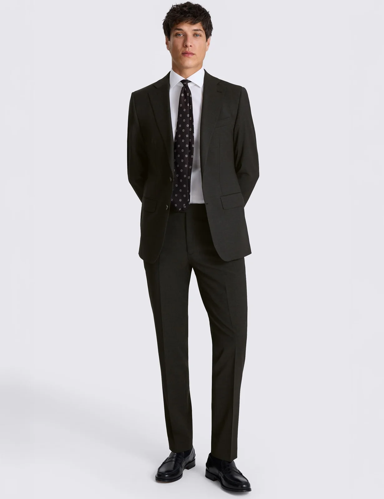 Tailored Fit Wool Rich Suit Jacket thumbnail 4