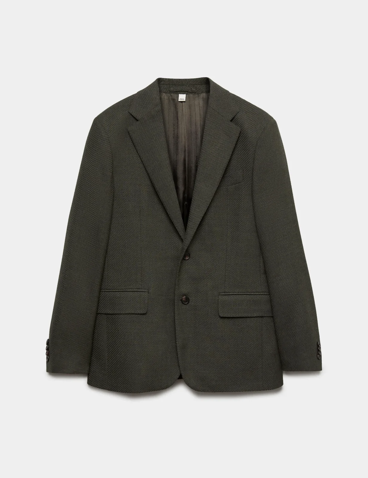 Tailored Fit Wool Rich Twill Blazer thumbnail 2