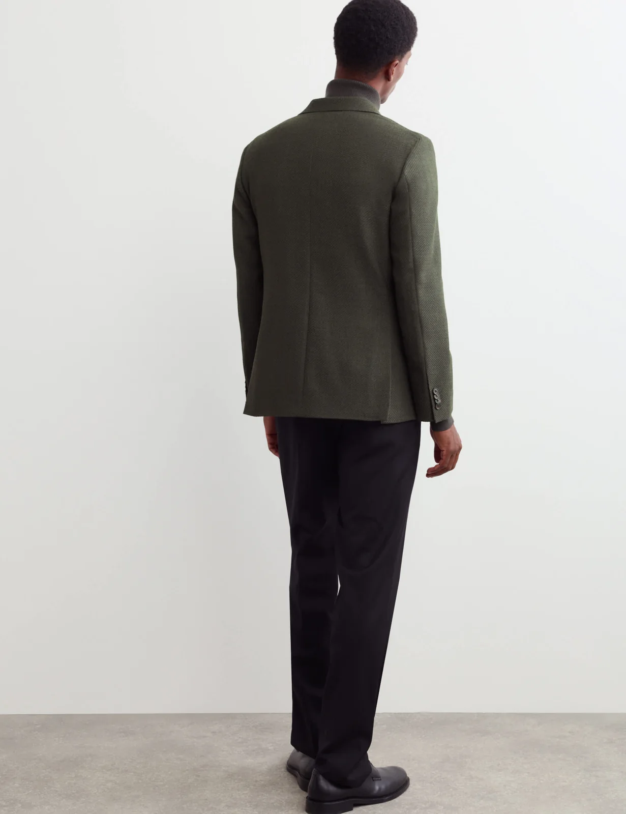 Tailored Fit Wool Rich Twill Blazer thumbnail 6