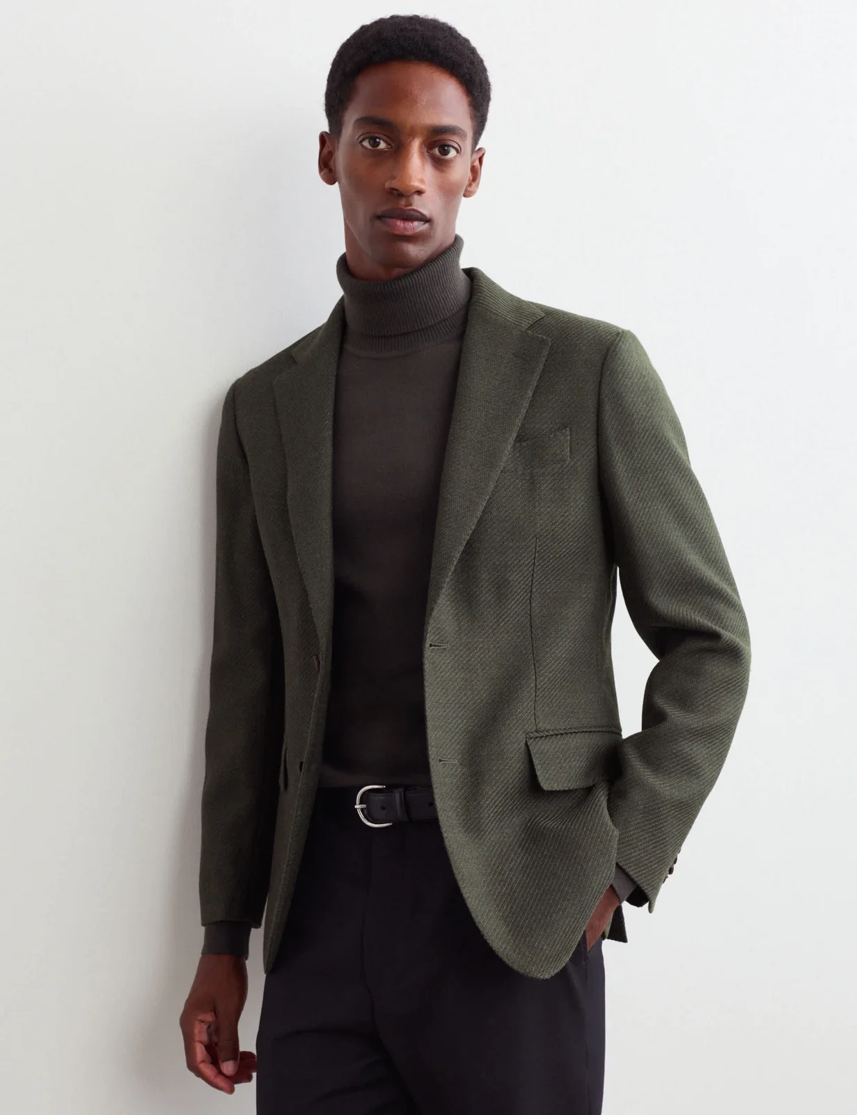Tailored Fit Wool Rich Twill Blazer thumbnail 9