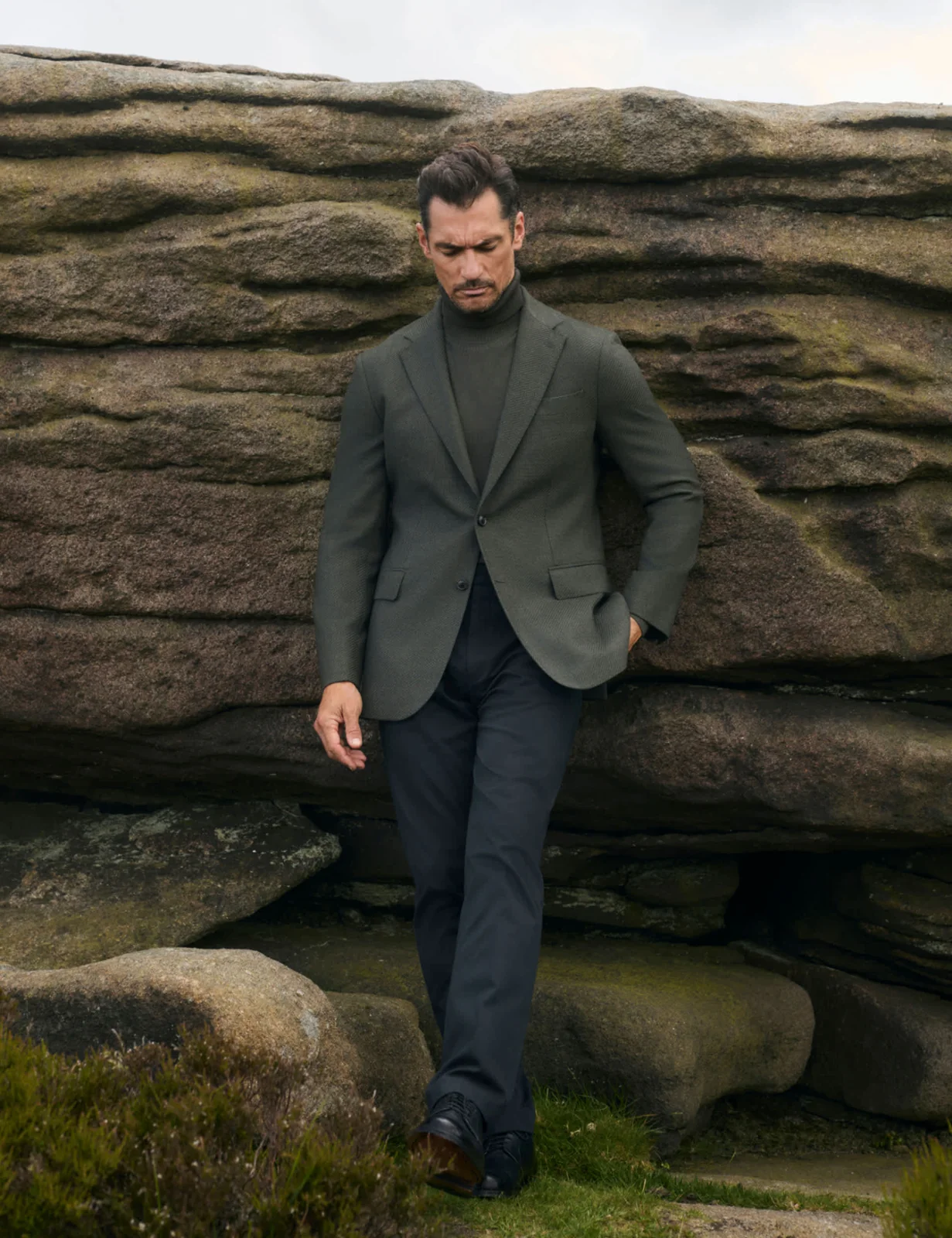 Tailored Fit Wool Rich Twill Blazer primary image