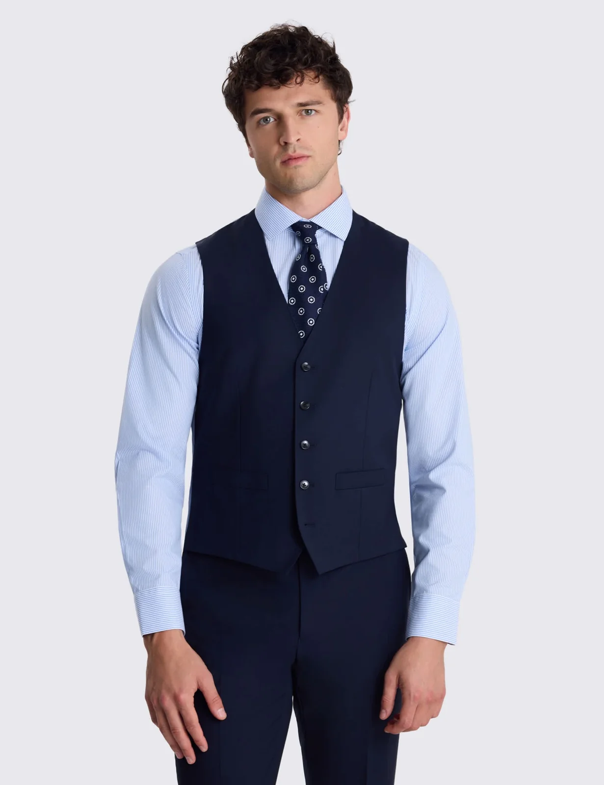 Tailored Fit Wool Rich Waistcoat primary image