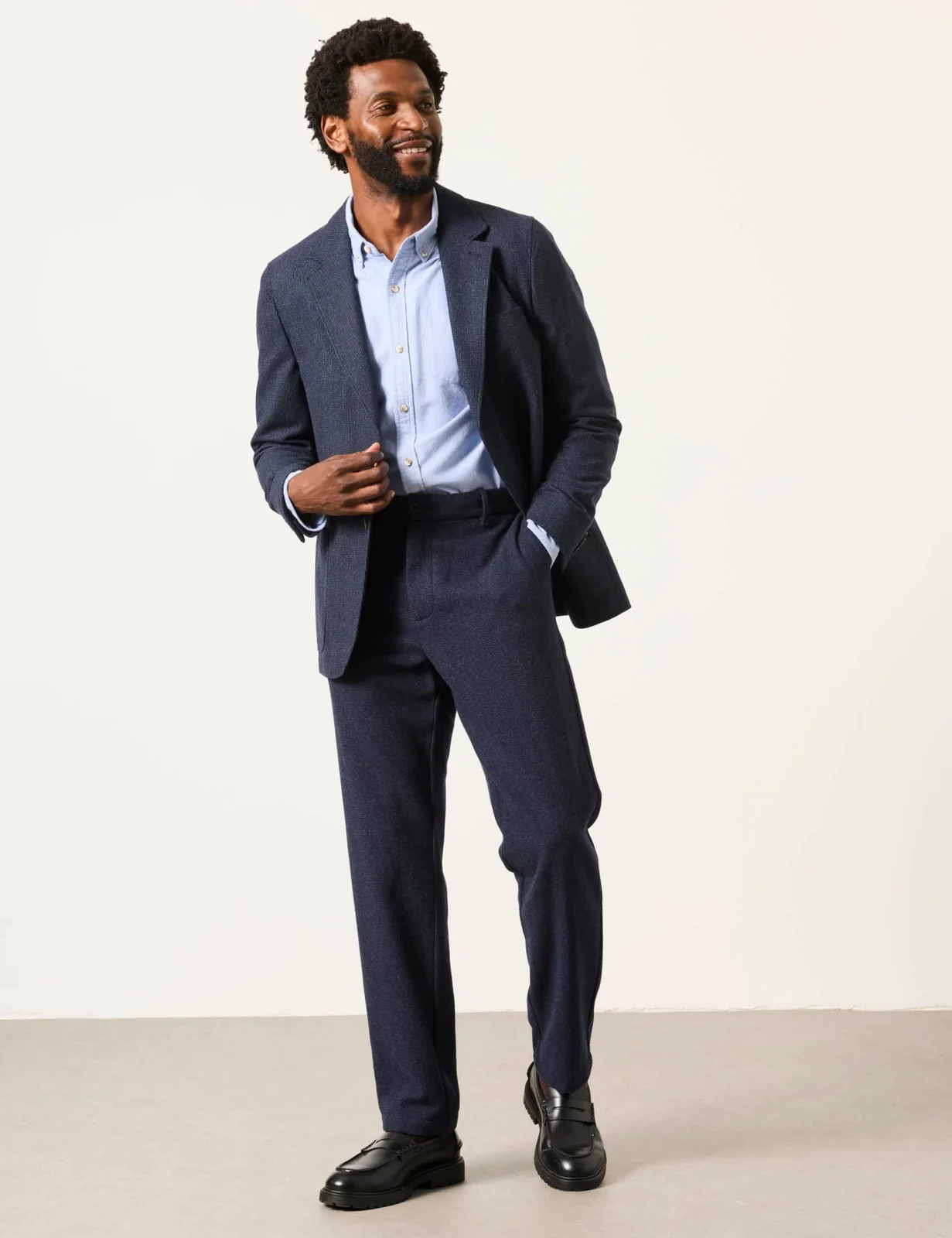 Wool Rich Check Blazer thumbnail 3