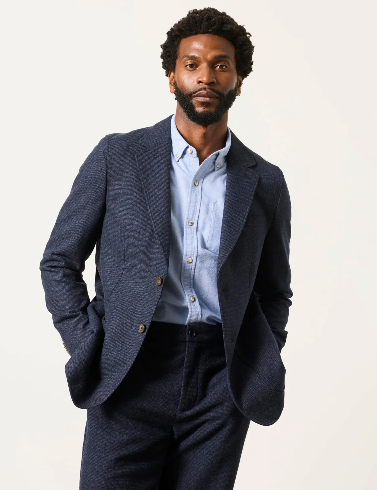 Wool Rich Check Blazer thumbnail 4