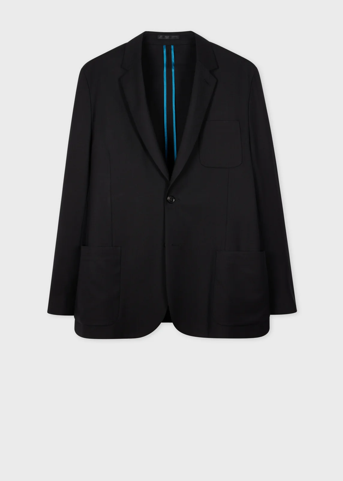 A Suit To Travel In - Black Wool Unlined Blazer