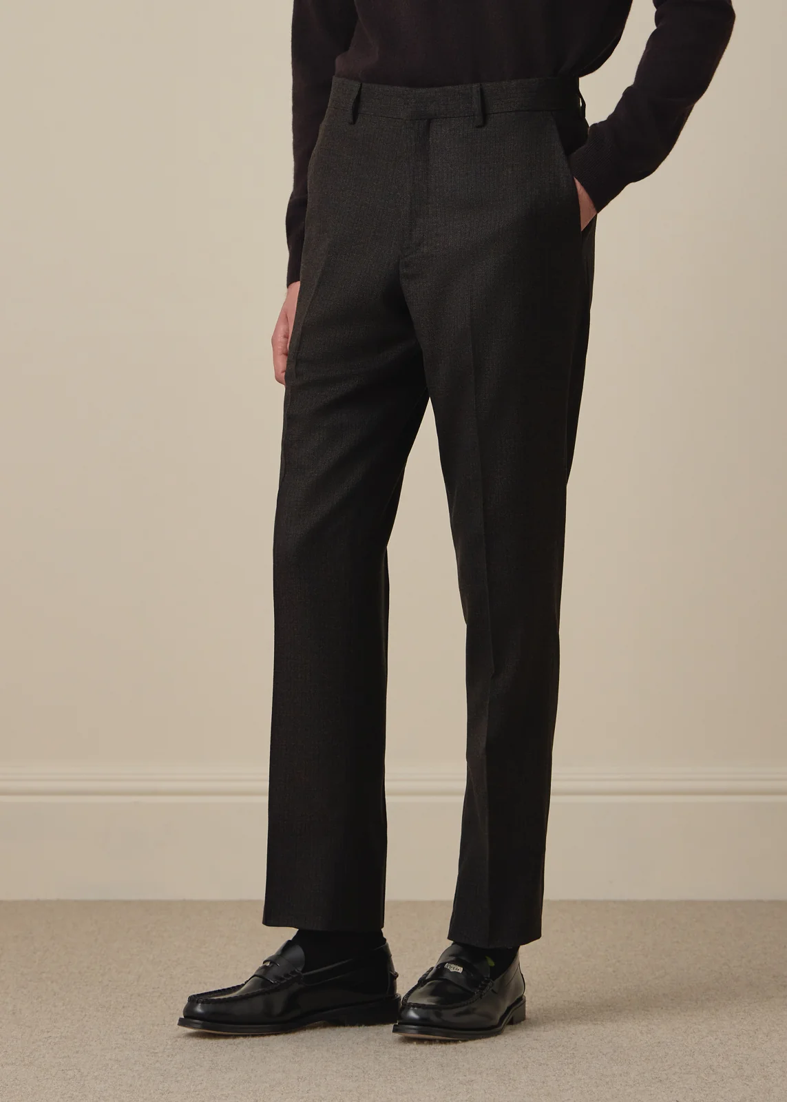 Navy Wool-Cashmere Two-Piece Suit thumbnail 5