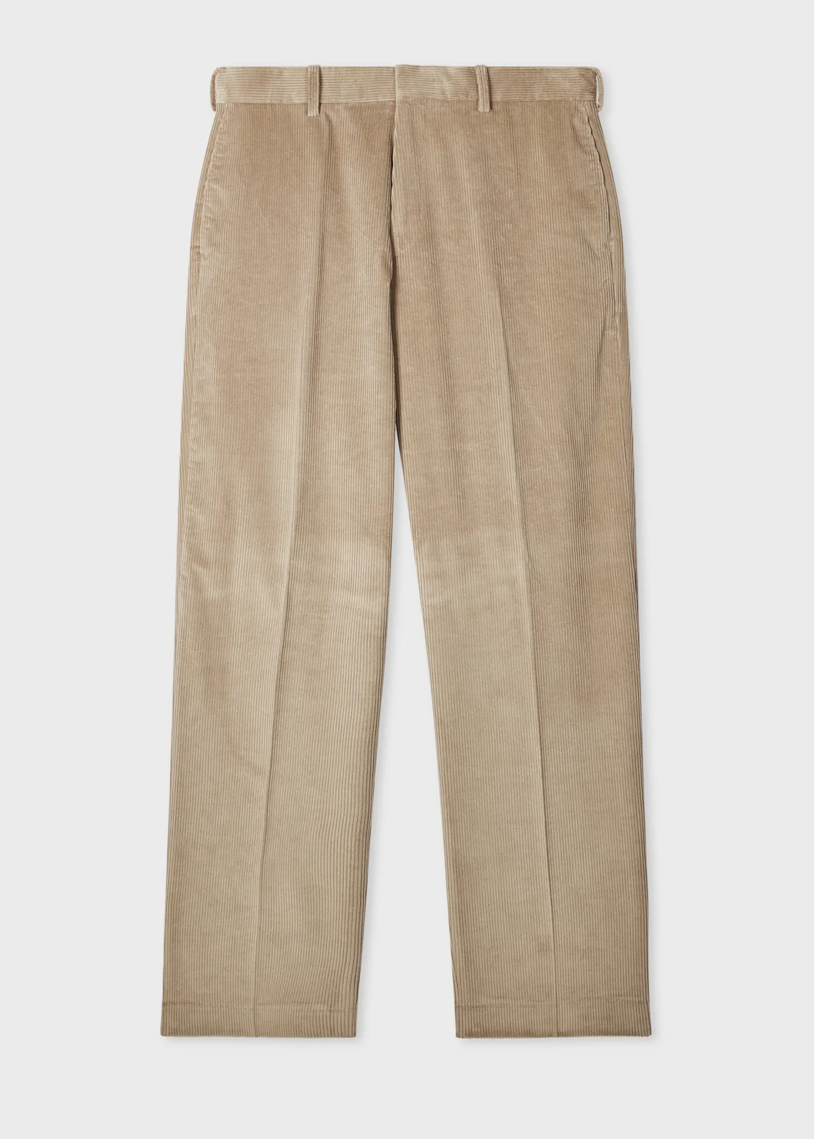 Relaxed-Fit Sand Corduroy Trousers