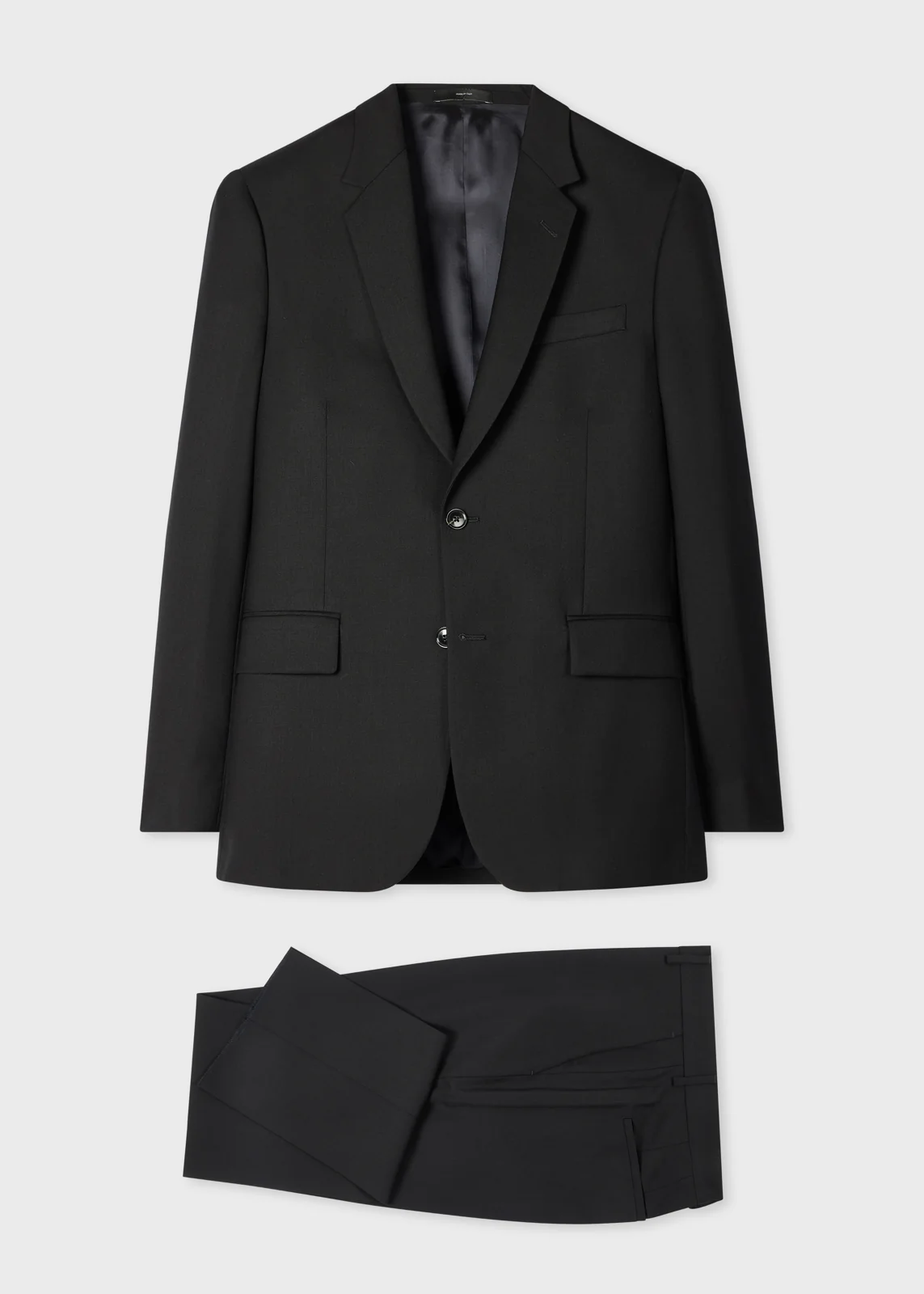 The Brierley - Black Wool 'A Suit To Travel In' Two-Piece Suit