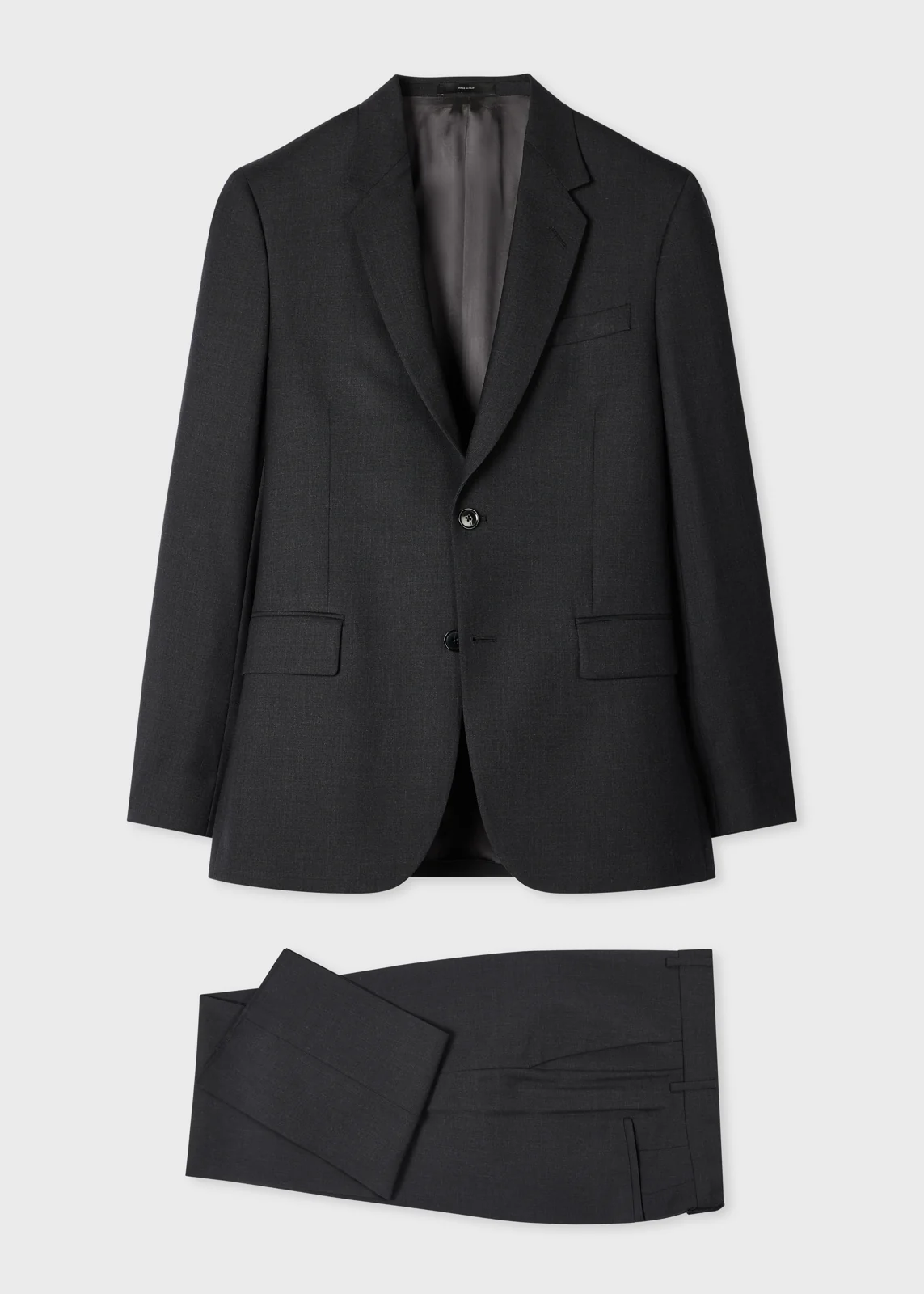 The Brierley - Charcoal Wool 'A Suit To Travel In' Two-Piece Suit