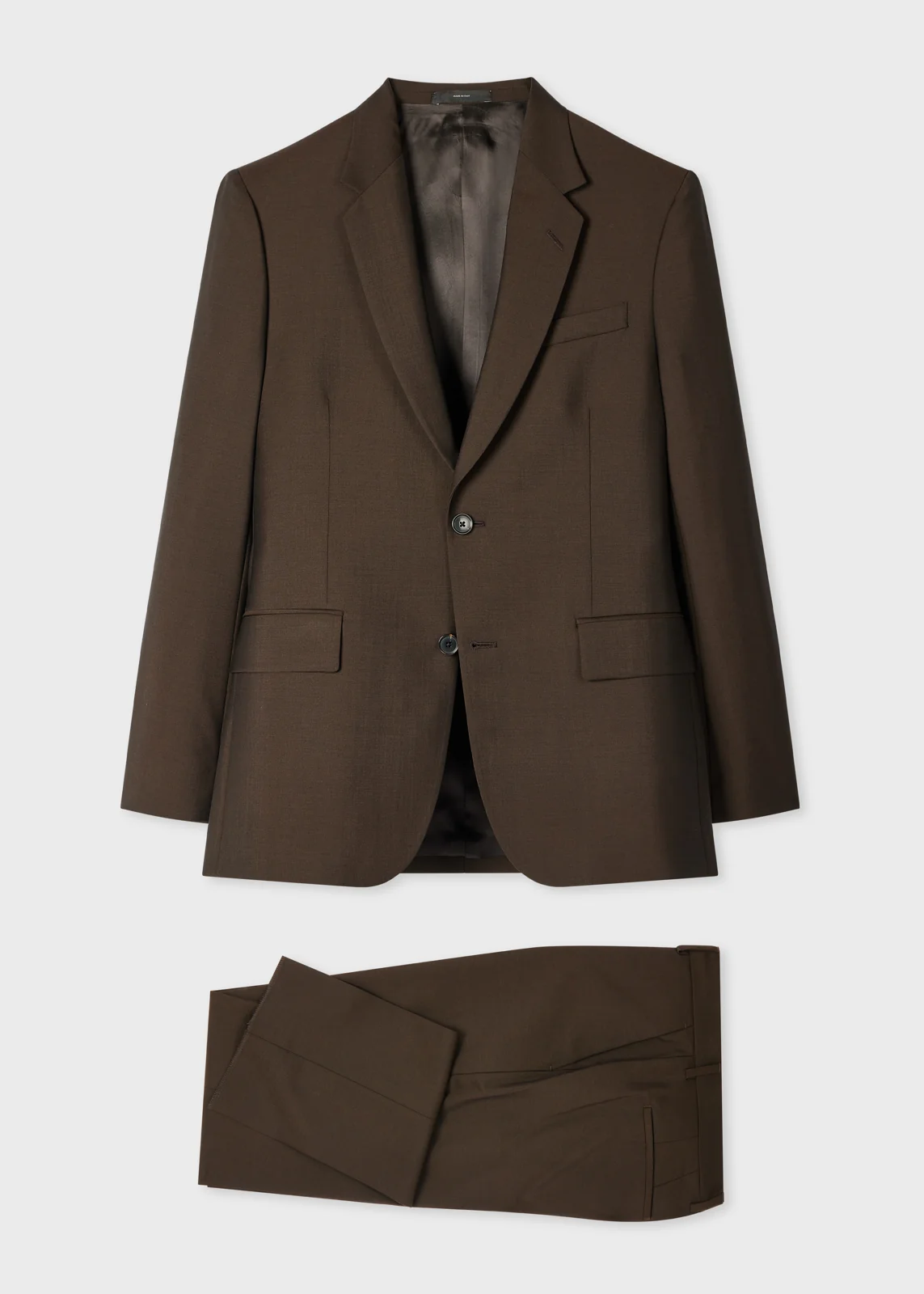 The Brierley - Dark Brown Wool-Mohair Two-Piece Suit