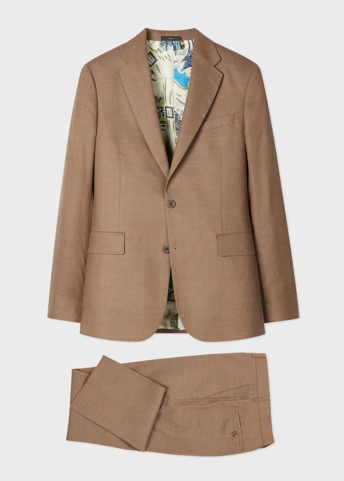 The Camberwell - Brown Linen-Wool Suit