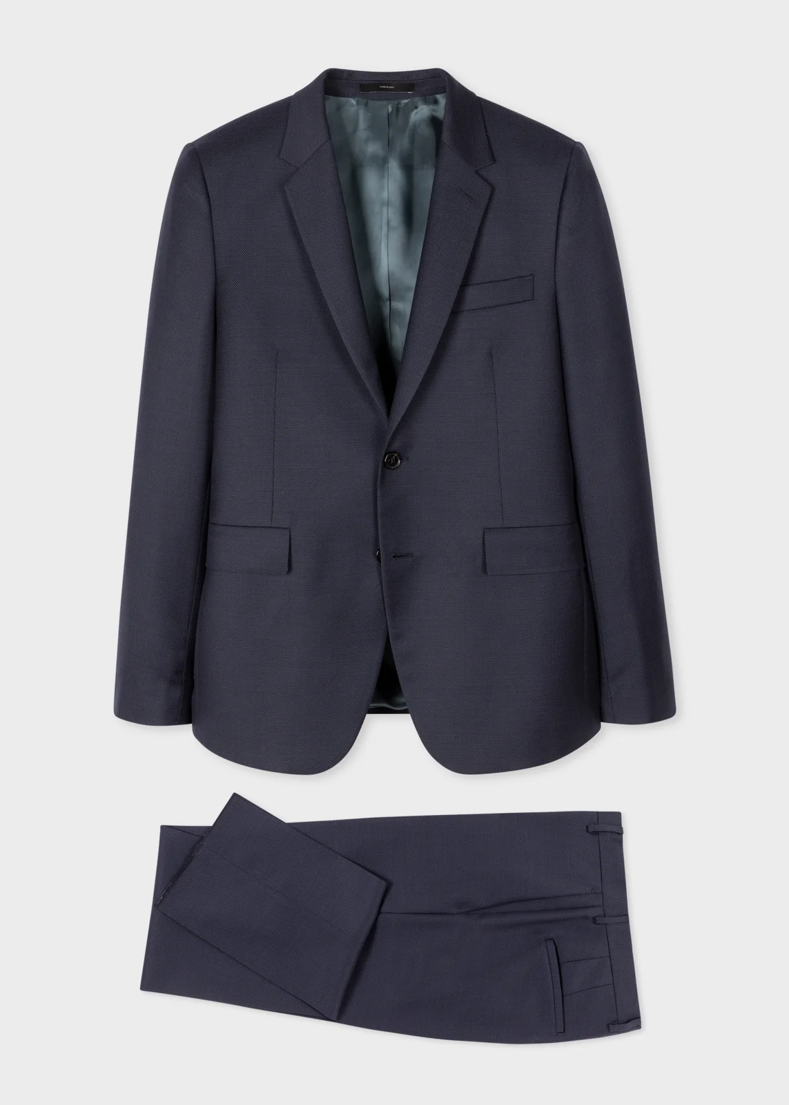 The Kensington - Slim-Fit Dark Navy Pin Dot Wool Suit