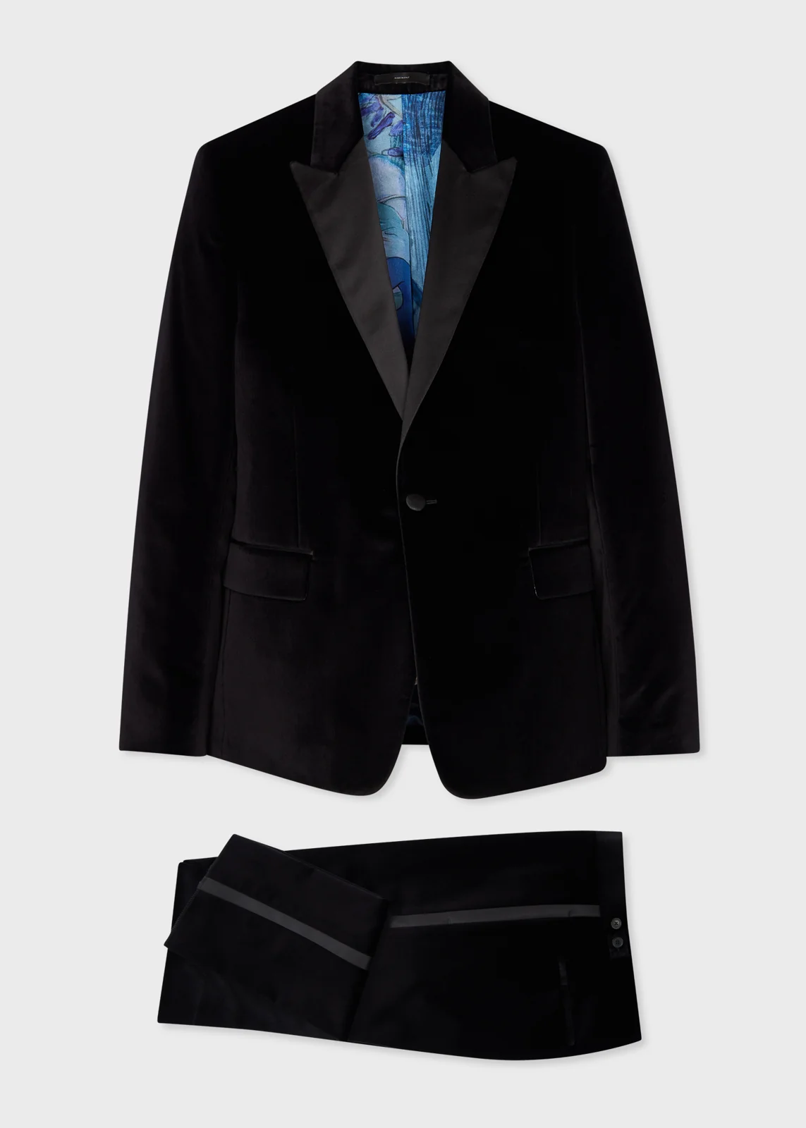 The Soho - Black Velvet Evening Suit