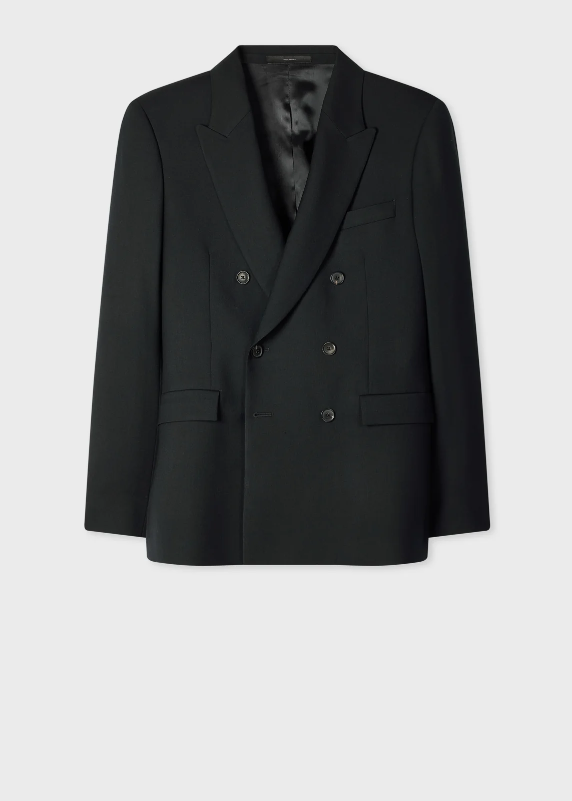 The Soho - Black Wool 'A Suit To Travel In' Double-Breasted Blazer