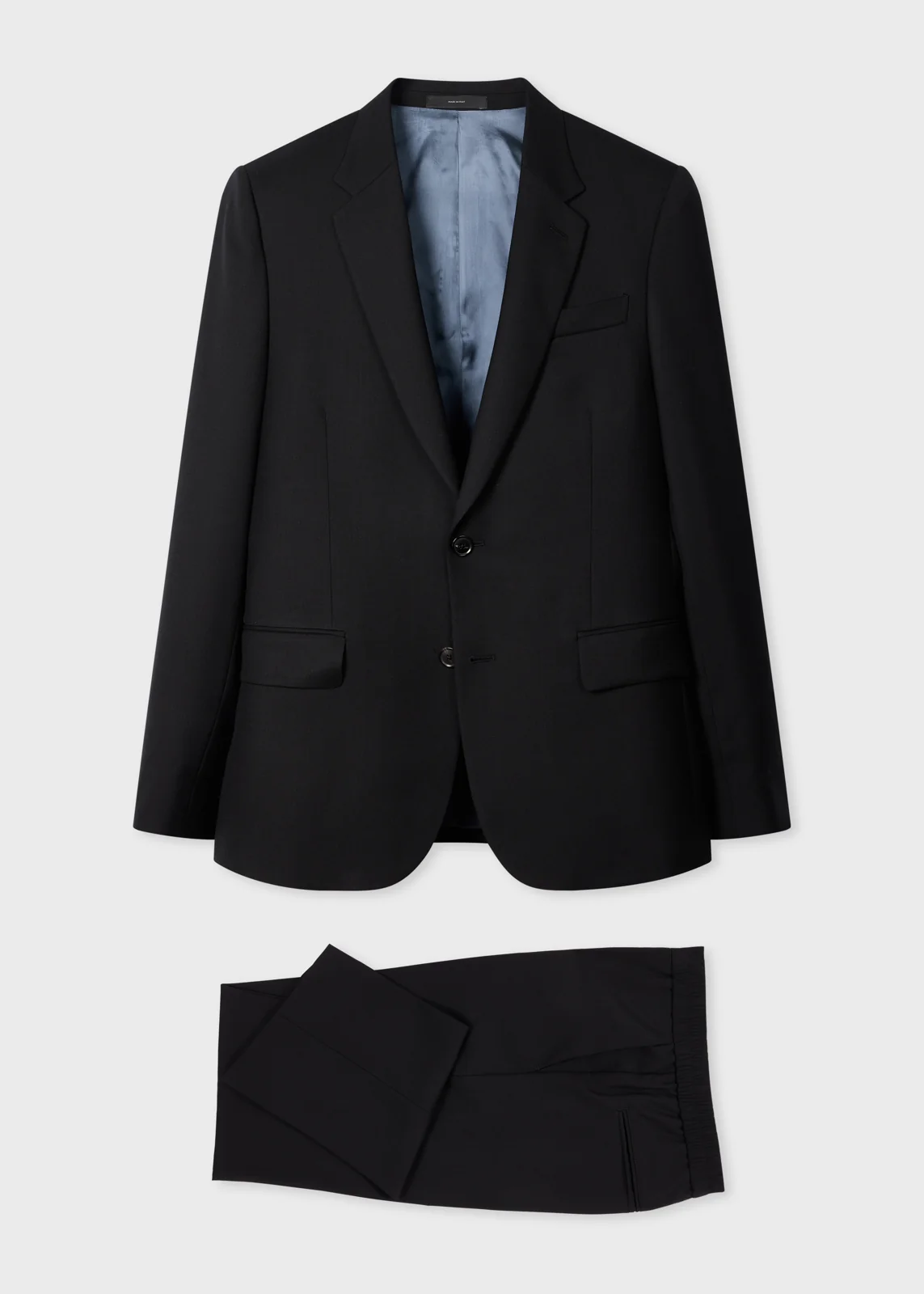 The Soho - Black Wool 'A Suit To Travel In' Two-Piece Suit