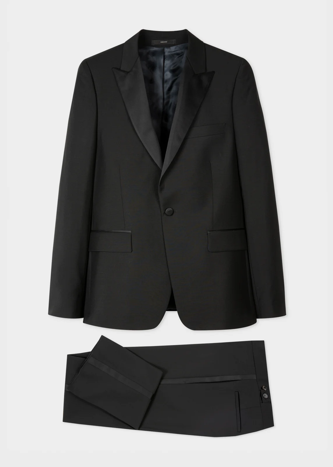 The Soho - Black Wool-Mohair Evening Suit