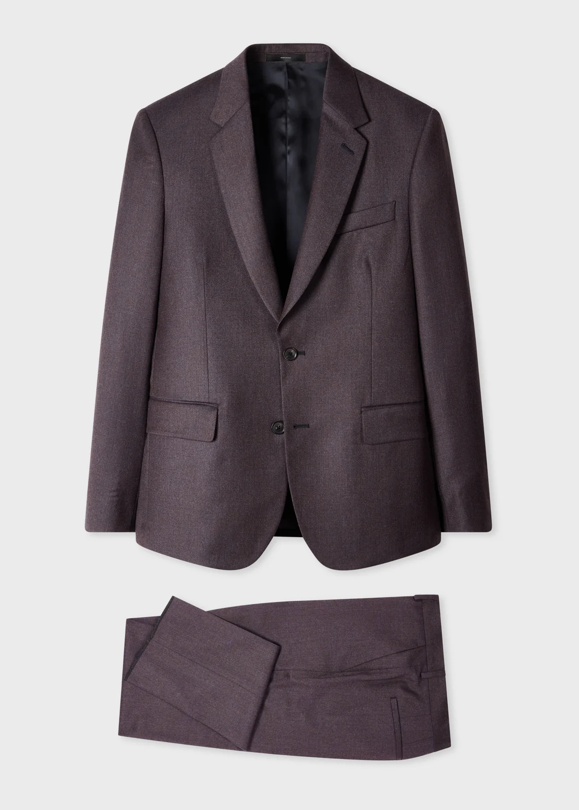 The Soho - Blue Grey Wool-Cashmere Flannel Two-Piece Suit