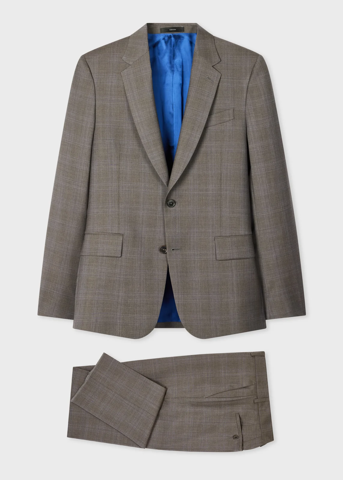 The Soho - Grey Check Wool Suit