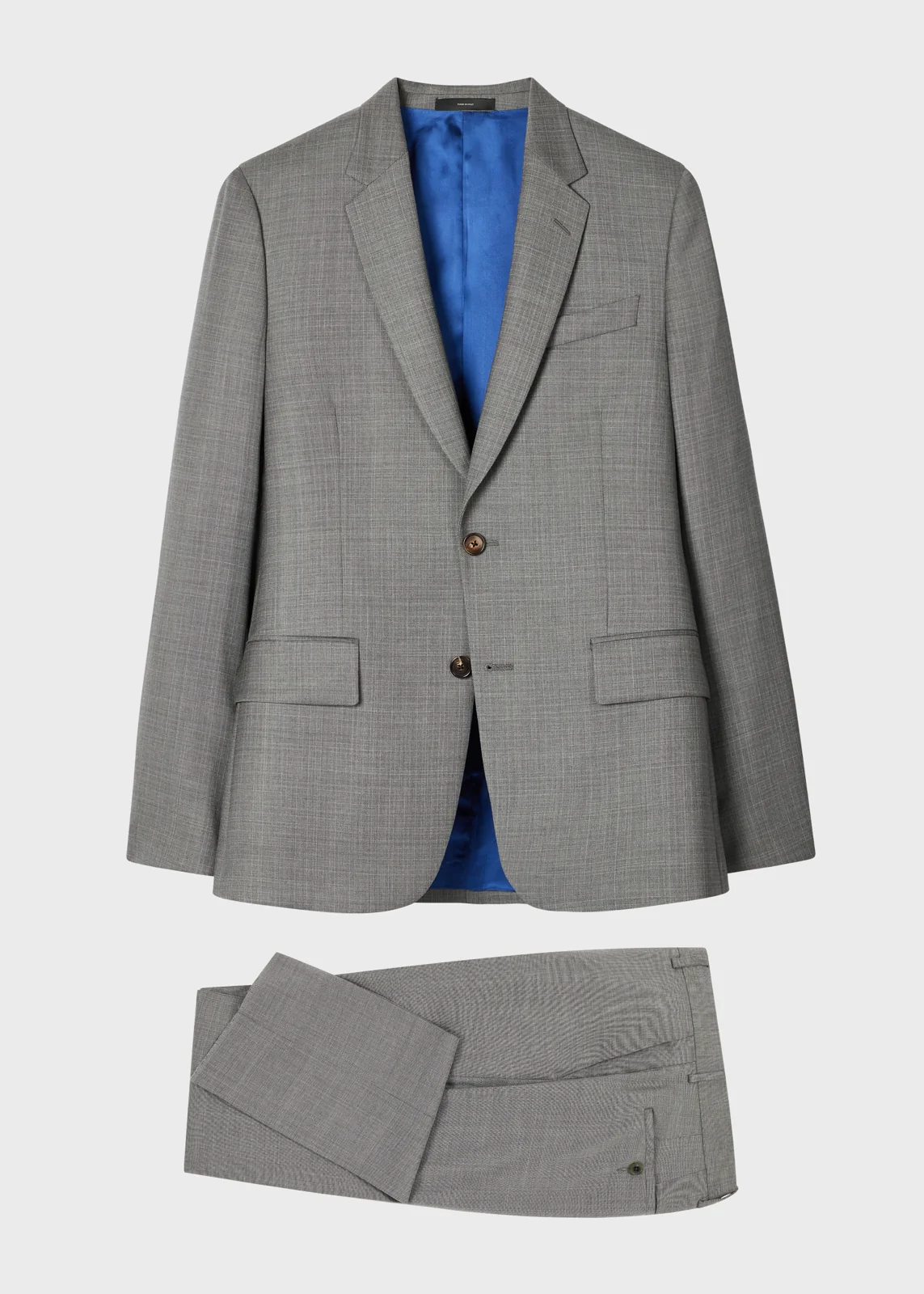 The Soho - Grey Superfine Merino Wool Suit