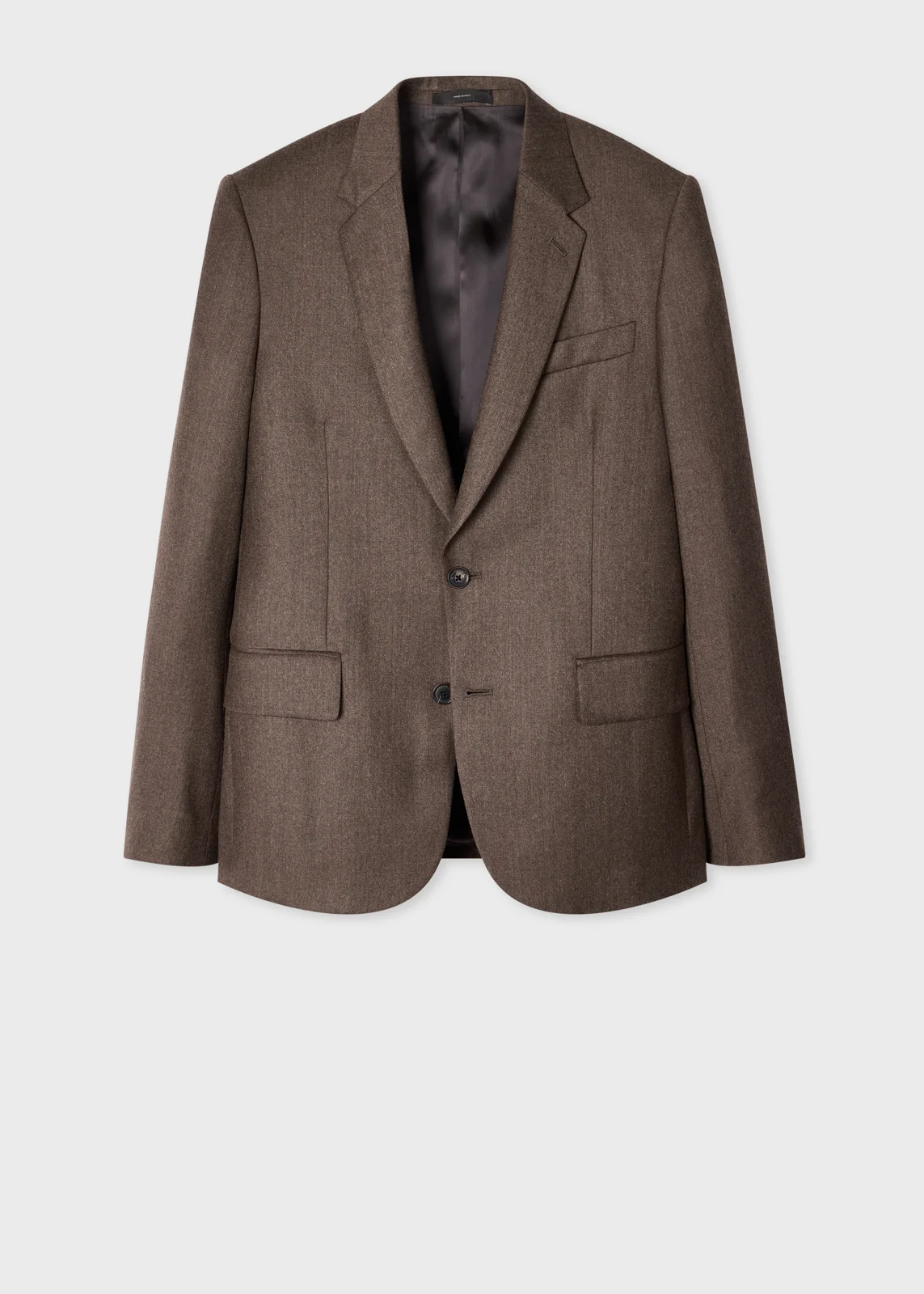 The Soho - Light Brown Wool-Cashmere Flannel Blazer