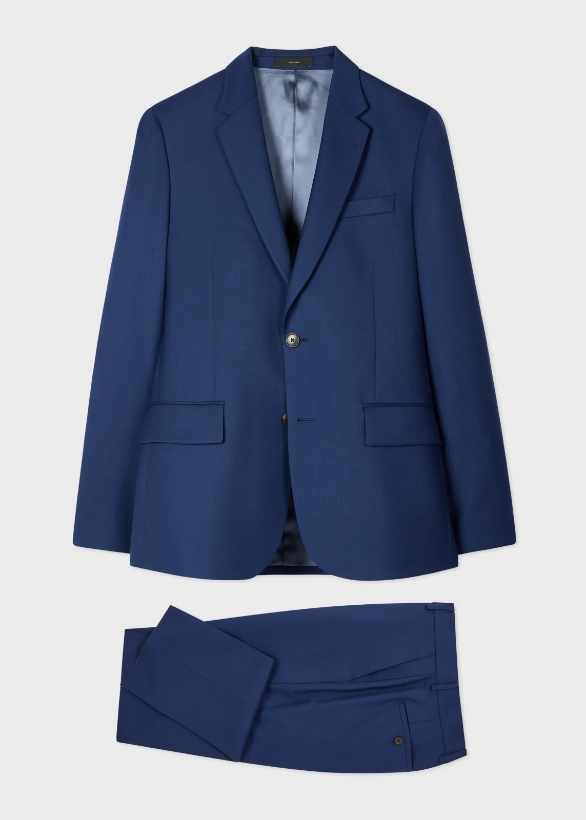 The Soho - Mid Blue Wool 'A Suit To Travel In'