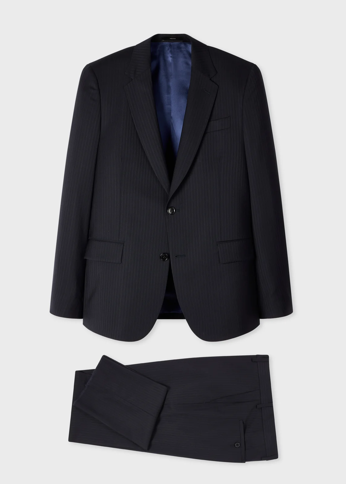 The Soho - Navy Pinstripe Wool Suit