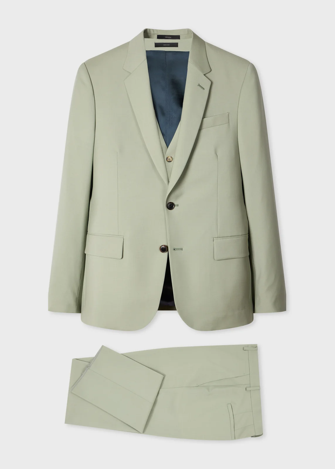 The Soho - Sage Green Wool-Mohair Three-Piece Suit