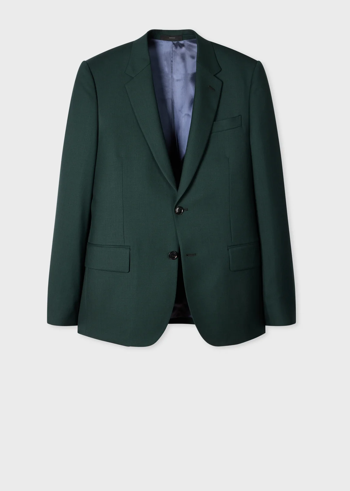 The Soho - Tailored-Fit Dark Green Wool 'A Suit To Travel In' Blazer