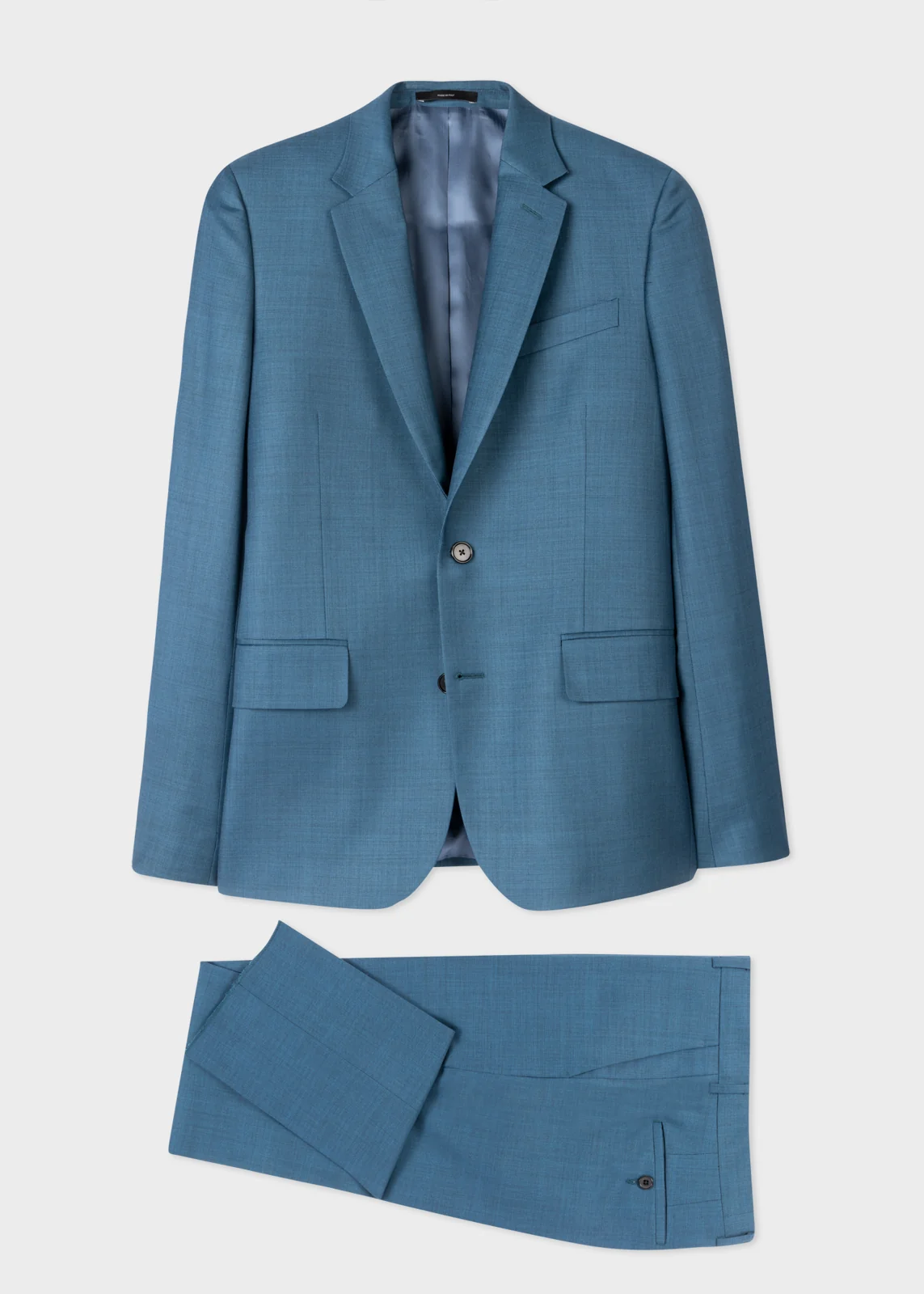 The Soho - Teal Sharkskin Wool Suit